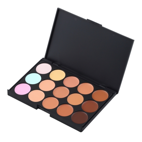 Palette cosmétique crème de camouflage de crème de maquillage de pro de maquillage de 15 couleurs