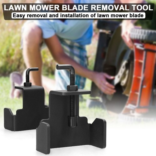 Lawn Mower Blade Removal Tool Set Lawn Mower Blade Sharpener and Balancer Lawn Mower Blade Holder Lawn Mower Blade Replacement Accessory 