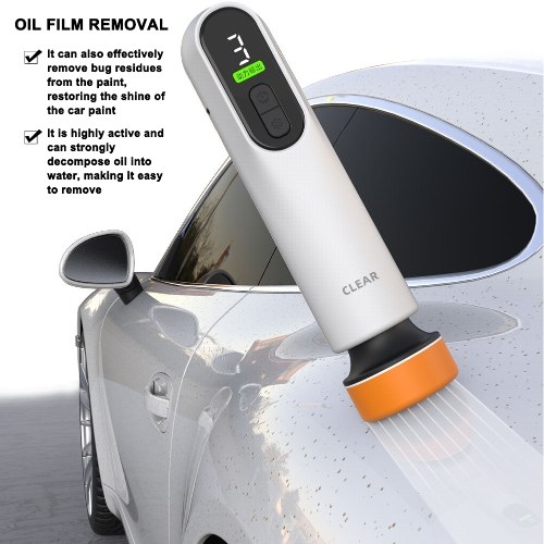 Wireless Auto Windshield Oil Film Removal Electric Car Window Glass Cleaning Machine for Bug Residues Car Paint Glue Cleaning Glass Scratches Repairing 