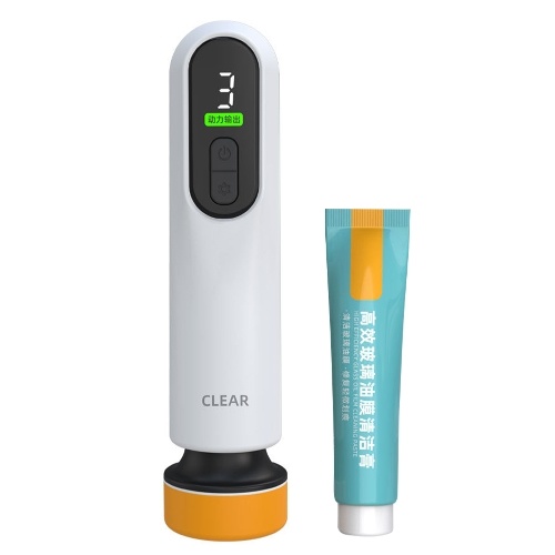 Wireless Auto Windshield Oil Film Removal Electric Car Window Glass Cleaning Machine for Bug Residues Car Paint Glue Cleaning Glass Scratches Repairing 