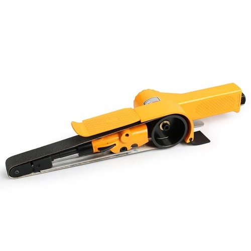 Multifunctional Pneumatic Sanding Machine Grinding Machine Belt Grinder Derusting Deburring Polishing Machine Belt Sander  (Type B)  20mm * 520mm 