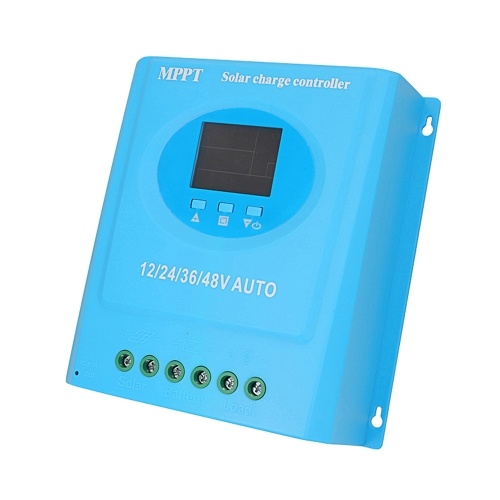 

100A MPPT Solar Charge Controller 12V 24V 36V 48V LCD Display Battery Intelligent Regulator with Dual USB Output for LeadAcid/Lithium Battery
