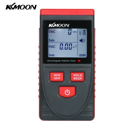 KKmoon Digital LCD Electromagnetic Radiation Detector Meter Dosimeter Tester Counter