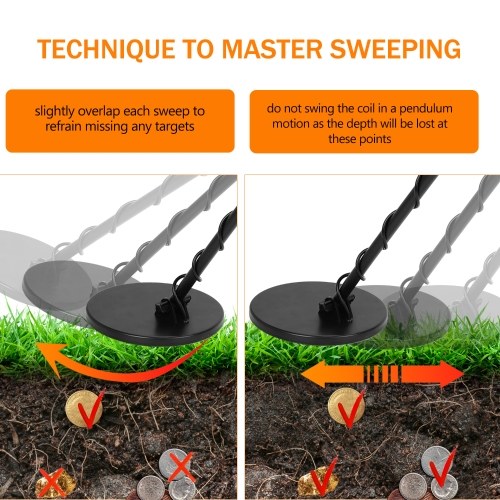 Portable Easy Installation Underground Metal Detector High Sensitivity Jewelry Treasure Gold Metal Detecting Tool Metal Finder