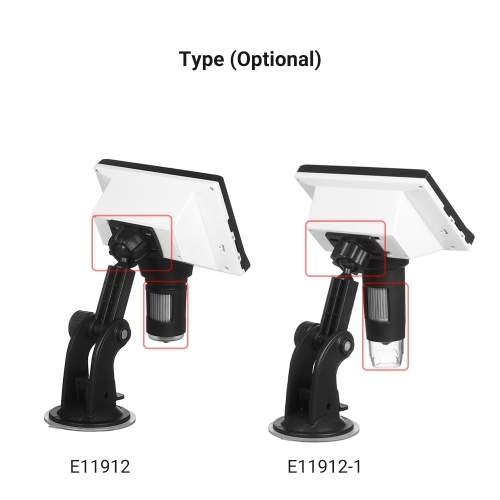 

Digital Microscope 4.3-inch 1000X Magnification LCD Microscope Portable Microscope Video Camera Microscope with 8 Adjustable LED Light 4.3