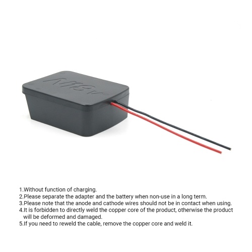 

M18 18V Battery Converter Adapter Converter Compatible with Milwaukee M18 18V Series Lithium Battery M18 18V Power Tool Li-ion Battery DIY Adapter