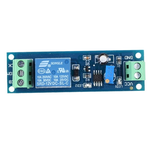 DC 12V Delay Time Delay-ON Relay Module 0-10s Switch Control Cycle Timer