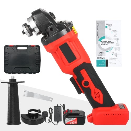 21V Brushless Cordless Angle Grinder 11000RPM Handhel Electric Grinder