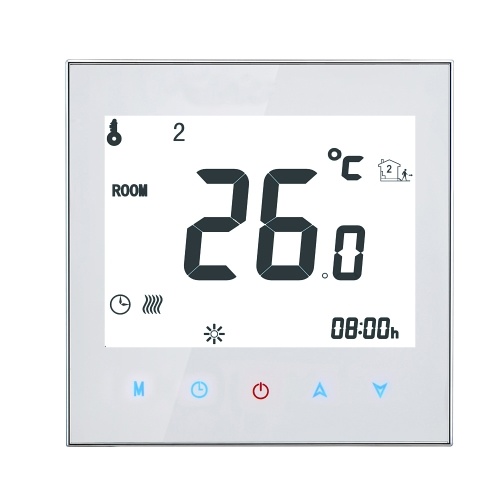 Home Programmable Thermostat with WiFi for Water Heating System Smart Touchscreen Heat Only Thermostat