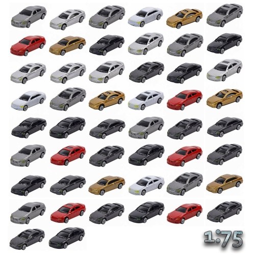 

1:75 1:87 Plastic Model Car for Building Car Layout Random Color Party Stocking Stuffers Cars Toys for Kids