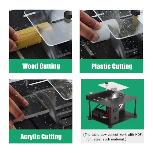 

Multi-Functional Table Saw Mini Desktop Electric Cutting Machine