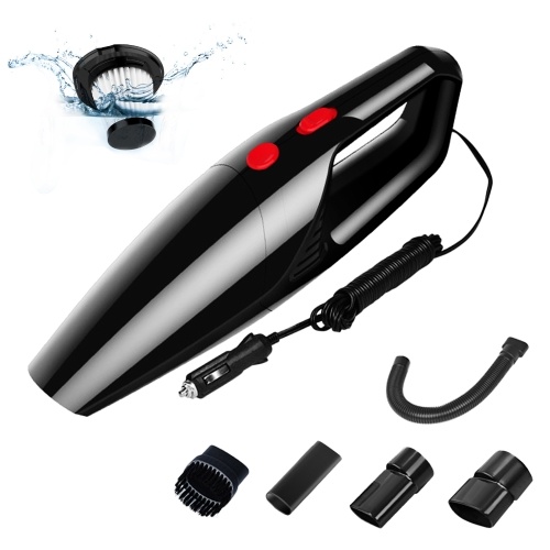 Portable Car Vacuum Cleaner High Power Corded Handheld Vacuum Auto Mini Pet Hair Vacuum with 14.8FT Power Cord HEPA Filter for Wet and Dry Use
