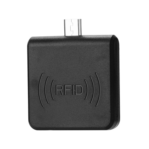 

RFID Integrated Circuits Reader Portable Mirco USB Card Reader for Android System 13.56Mhz/125Khz(optional) Card Readers Data Collecting Tools