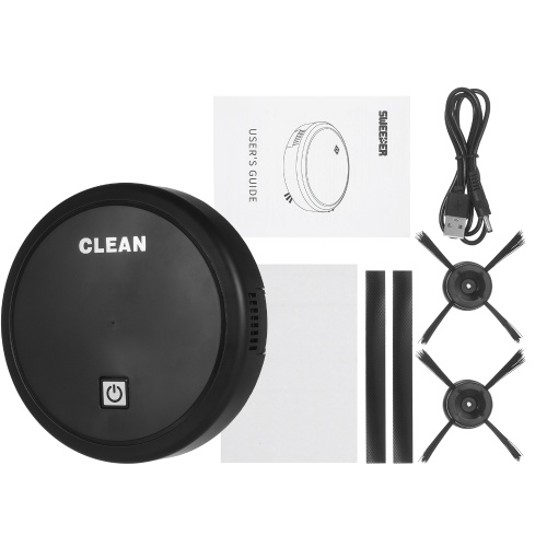 

3-In-1 Multifunctional Auto Smart Robot Floor Cleaner Rechargeable Dry Wet Mop Sweeping Vacuum Cleaner Ultra Slim Body High Coverage Long Battery Life Ideal for Pet Hair on Hard Floor