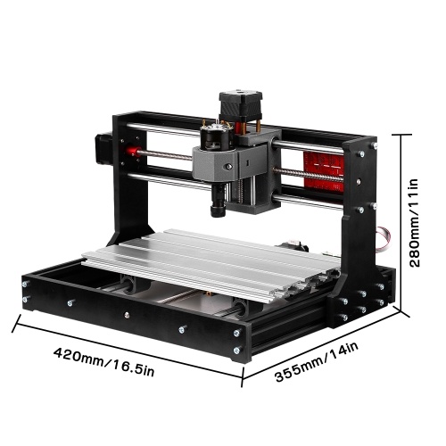 

3018 Pro GRBL Control DIY Mini CNC Machine 3 Axis Pcb Milling Machine Wood Router Engraver 2-Inch Mini Drill Press Vise + Upgrade Version CNC