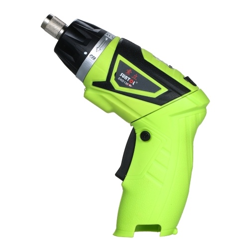 

6.0N.m Cordless Electric Screwdriver Rechargeable 7.2 1500mAh Li-ion 7 Torque Setting 2 Position Handle with LED Light with 6 Accessories 1/4in Quick Release Chuck