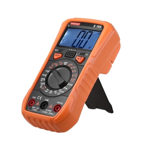 

Mini Handheld Digital Multimeter 2000 Counts Manual Range True RMS Universal Tester