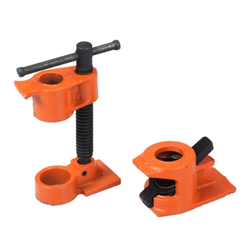 

Heavy Duty Pipe Clamp Woodworking Pipe Clamps Set Black Pipe Clamp for Wood Working Metalworking DIY Projects Fixture 1/2-inch, 3/4-inch, 1-inch