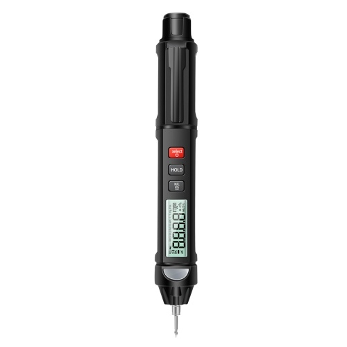 ANENG A3007 Pen Multimeter 6000 Counts Digital Multimeter Meter Tester with LCD Display Backlight Flashlight NCV Auto-off Multiple Accessories for Voltage Current Resistance Capacitance Diode Continuity Test 