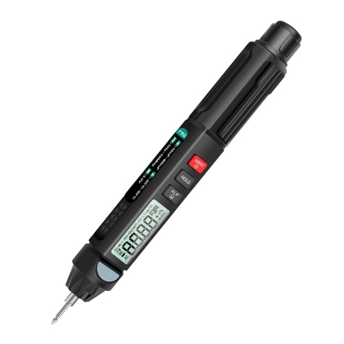 ANENG A3007 Pen Multimeter 6000 Counts Digital Multimeter Meter Tester with LCD Display Backlight Flashlight NCV Auto-off Multiple Accessories for Voltage Current Resistance Capacitance Diode Continuity Test 