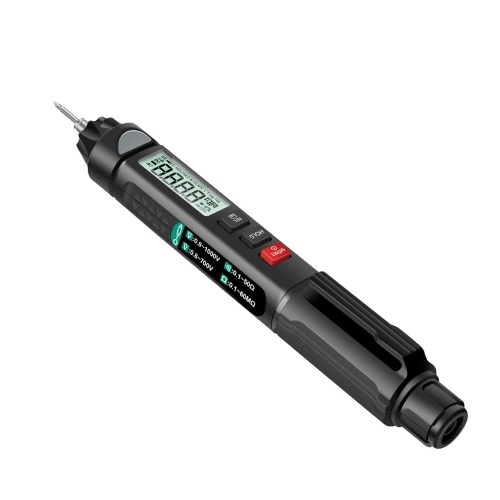 ANENG A3007 Pen Multimeter 6000 Counts Digital Multimeter Meter Tester with LCD Display Backlight Flashlight NCV Auto-off Multiple Accessories for Voltage Current Resistance Capacitance Diode Continuity Test 