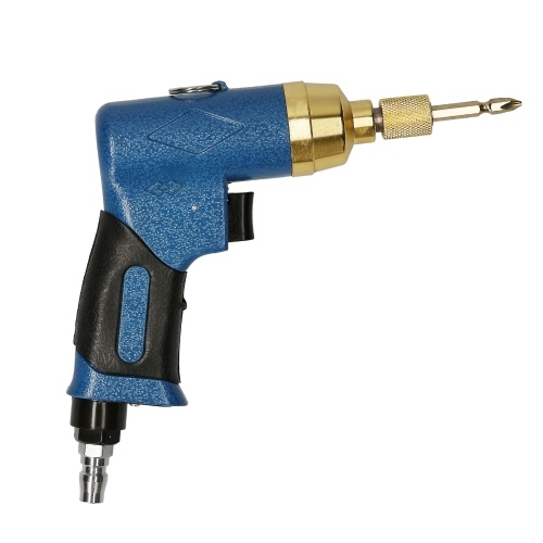 Chave de fenda pneumática KKmoon Chave de fenda pneumática Tipo pistola Chave de fenda pneumática com mandril de travamento automático para frente e para trás para aparafusar e desparafusar