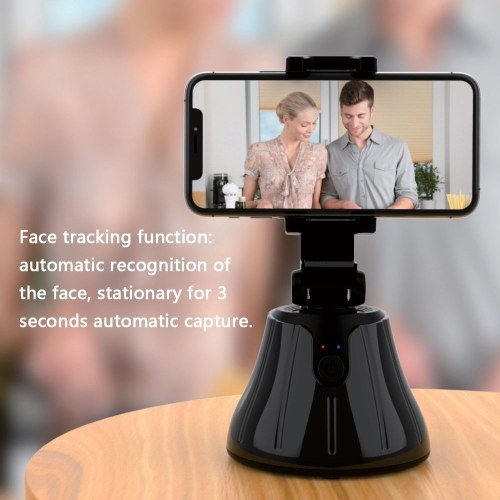 Intelligent Mobilephones Bracket Face Recognition Intelligent 360° Object Tracking Live Broadcasting Utility Tools ( Without Battery)