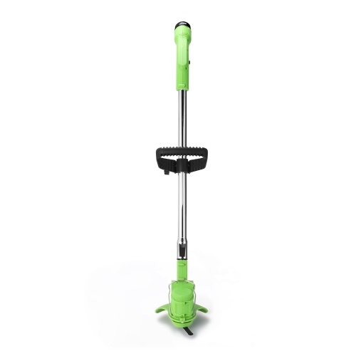 

Electric Lawn Mower Rechargeable Li-ion Battery Cordless Grass Trimmer Auto Release Household Portable Garden Home Trimming Machine for Gardening Green