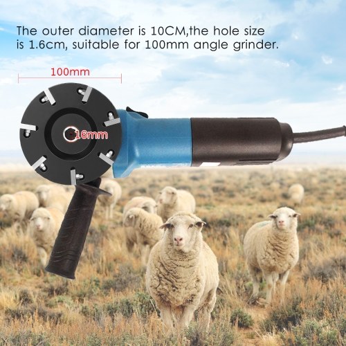 KKmoon Livestock Hoof Trimming Disc Plate Hoof Trimming Discs Hoof Grinding Discs Claws Hoof Care Tool with 7 Blades