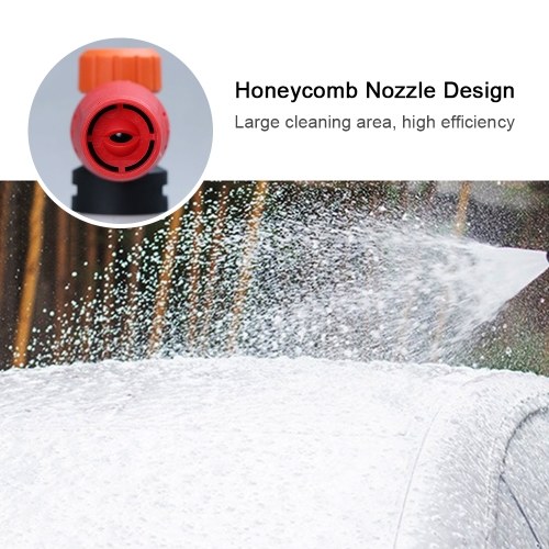 

KKmoon Pressure Washer Foam Sprayer Snow Foam Lance Adjustable Pressure Car Washer Bottle Dispenser 1/4'' Quick Connector 500ml