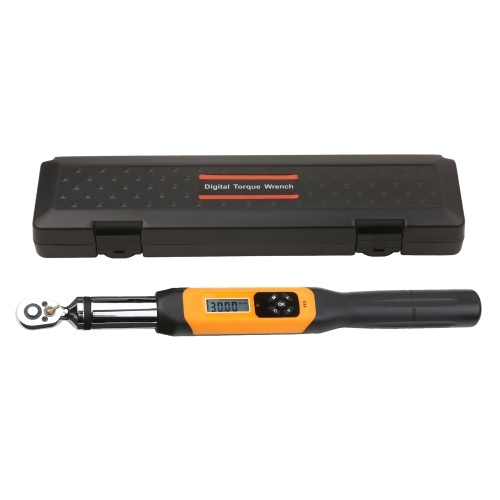 KKmoon 3/8 Inch Digital Torque Wrench Electronic Torque Wrench with Buzzer & LCD Alarm (0.3-30 N.m)