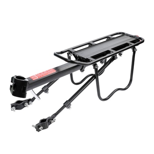 Rear Bike Rack Bicycle Cargo Rack Quick Release Adjustable Aluminium Alloy Bike Carrier Rack for Mountain Road Bicycle