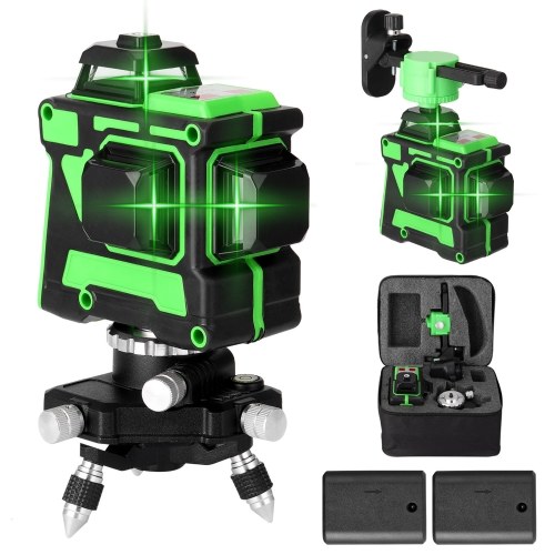 

Weytoll Multifunctional 3D 12 Lines Laser Level Tool Vertical Horizontal Lines with Self-leveling Function