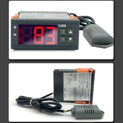 ZFX-13001 Digital High-Precision Humidity Controller Intelligent Humidity Control Switch Dehumidification/Humidification Mode Humidistat 