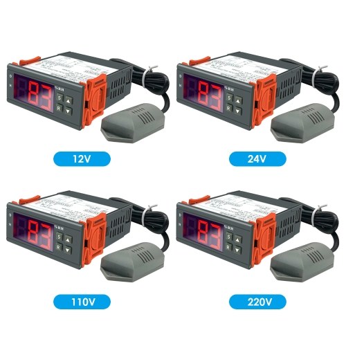 ZFX-13001 Digital High-Precision Humidity Controller Intelligent Humidity Control Switch Dehumidification/Humidification Mode Humidistat 