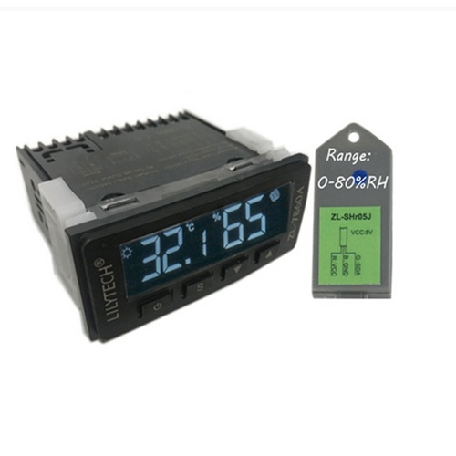 

ZL-7860A Intelligent Constant Temperature Humidity Controller Hygrostat Thermostat for Humidifier Dehumidifier Control Temperature Humidity Calibration Practical Temperature Humidity Controller
