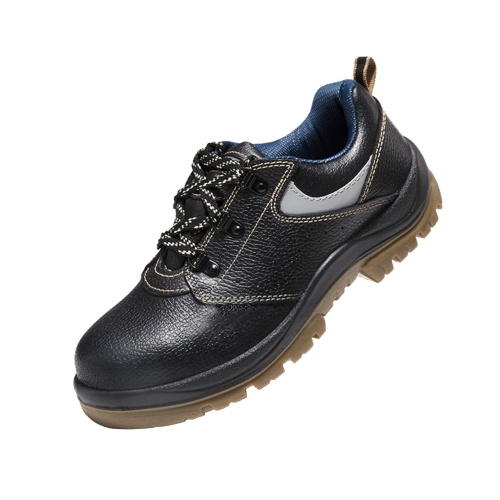 

Steel Toe Work Shoes for Men Cowhide Leather Breathable Safety Shoes Slip Resistant Thick Sole Built in with Steel Man Work Boots for Home Decor Factory Construction Site Industry