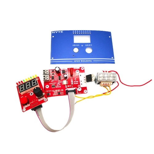 

NY-D02 Double Pulse Encoder Time Current Spot Welding Controller Control Board with Adjustable Digital Display 100A/40A Optional