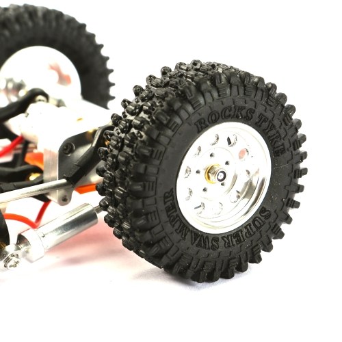 

1:24 Scale RC Car DIY Kit Off Road Racing Car Model 2.4GHz Full Metal Real 4WD Climbing Car Hobby RC Cars for Kids Adults Gift Choice (Frame Version)
