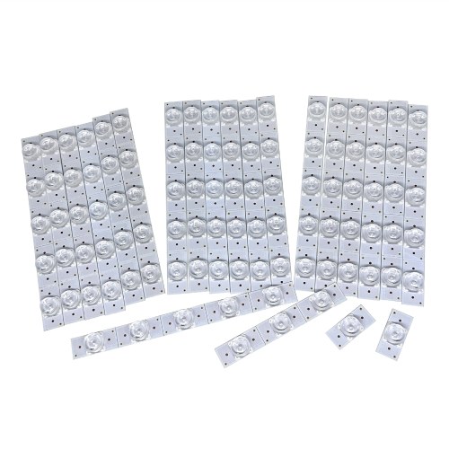 

20PCS 3V SMD Lamp Beads with Optical Lens Fliter Concave Lens Filter Strips for 32-65 LED TV Repair Led Light Strip Parts Accessories