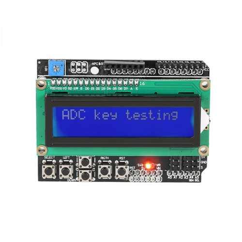 1602 LCD Bouclier clavier Module V3 pour Arduino UNO R3 Mega2560 Nano DUE