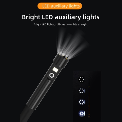 Dual Camera Endoscope with 7-inch IPS Color Screen Borescope with 6 LED Lights 1080P Photos Videos Snake Camera IP67 Waterproof 2 Million Pixels Inspection Camera with TF Card Slot 