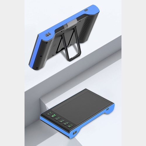 Dual Camera Endoscope with 7-inch IPS Color Screen Borescope with 6 LED Lights 1080P Photos Videos Snake Camera IP67 Waterproof 2 Million Pixels Inspection Camera with TF Card Slot 
