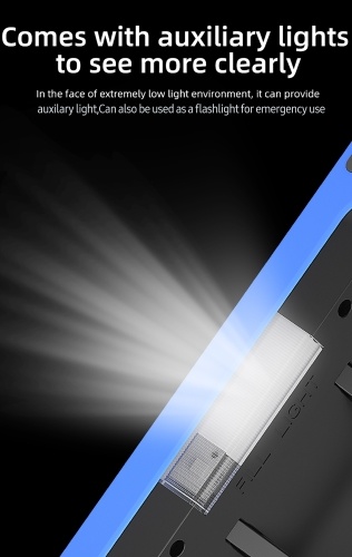 Triple Camera Endoscope with 7-inch IPS Color Screen Borescope with 6 LED Lights 1080P Photos Videos Snake Camera IP67 Waterproof 2 Million Pixels Inspection Camera with TF Card Slot 