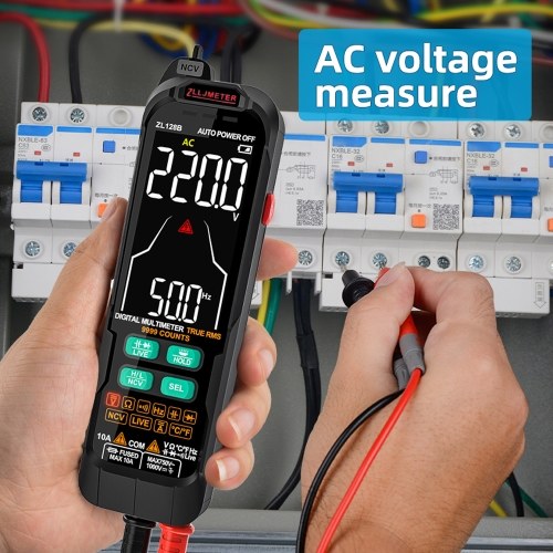 Digital Multimeter Professional Tester Meter Alternating Current Direct Current Voltage Multimetro True RMS Capacitance Temp Detector Multitester 