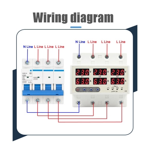 

LCD Display Self-reset Protector Overvoltage Undervoltage Current Limiting Circuit Breaker Phase Lost Zeroloss Phase Sequence Voltage Unbalance Protector Overload Automatic Power Off Reclosure Switch