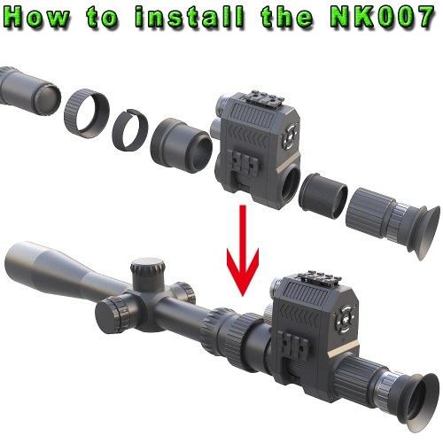 Megaorei Digital Night Vision Scope Monocular 100-200M Travel Infrared Camcorder  LED IR 