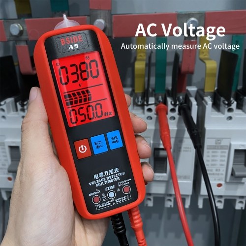 Digital Multimeter Professional Voltage Current Resistance Frequency Capacitance Diode Temperature Capacitance Measurement Test Meter Temp Detector Multitester Digital Backlight Display Tester 