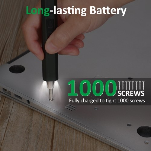 Lithium Electric Screwdriver 82 in 1 Precision Screwdriver Set Precision Hand Screwdriver Bit Set with 64 Magnetic Bits Repair Tool for Phone Laptop Camera Watch Computer White