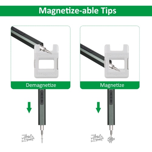 Lithium Electric Screwdriver 82 in 1 Precision Screwdriver Set Precision Hand Screwdriver Bit Set with 64 Magnetic Bits Repair Tool for Phone Laptop Camera Watch Computer White